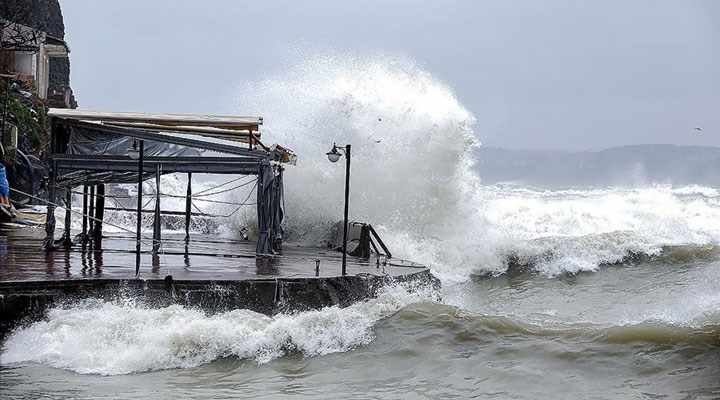 Meteoroloji'den 9 ile fırtına uyarısı