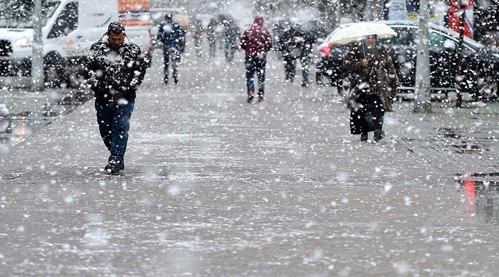 Meteoroloji'den birçok bölge için kuvvetli kar yağışı uyarısı