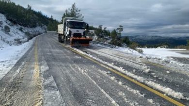 Muğla'da kar, Marmaris'te bahar