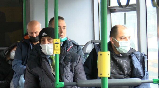 Otobüste maske tartışması!