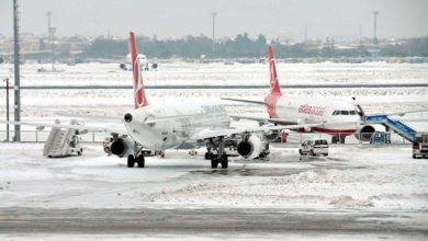 THY, 10 Mart'taki bazı uçuşlarını kar yağışı nedeniyle iptal etti