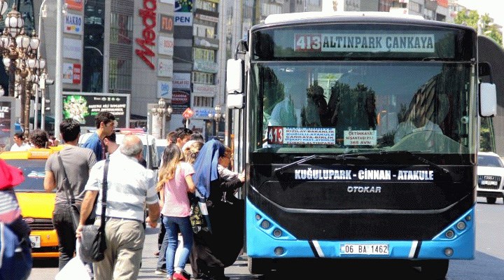 Ankara’da özel halk otobüsleri kontak kapattı