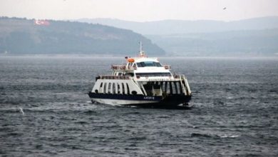 Çanakkale'deki feribot seferleri iptal edildi