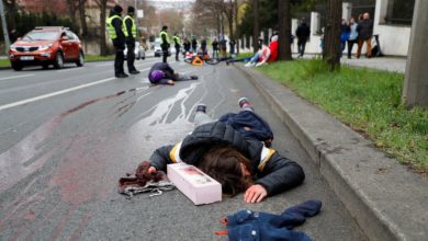Çekya'da Buça protestosu