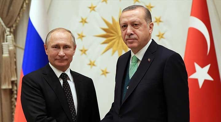 Cumhurbaşkanı Erdoğan ile Putin görüştü