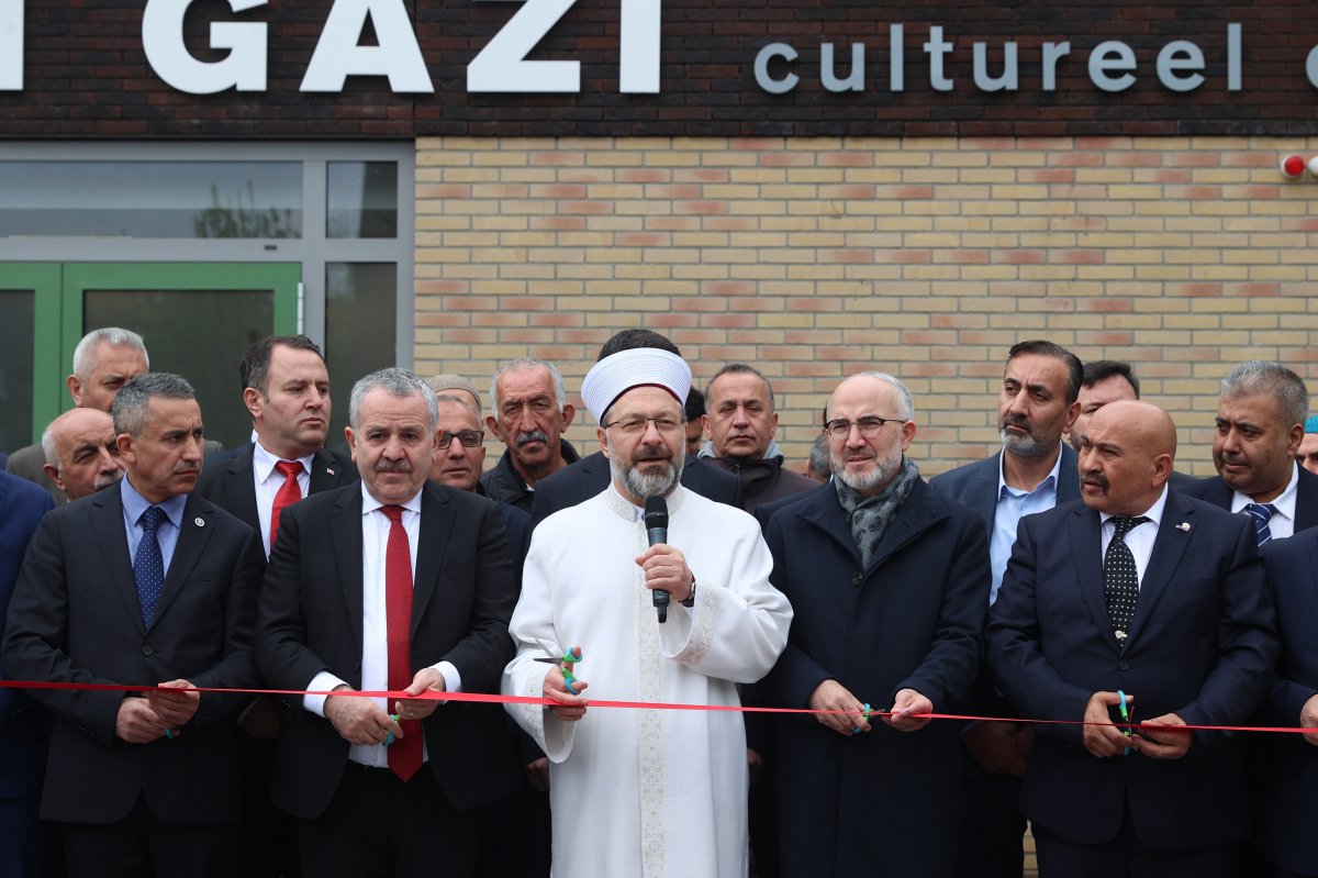 Diyanet İşleri Başkanı Ali Erbaş, Hollanda da cami açılışına katıldı #1