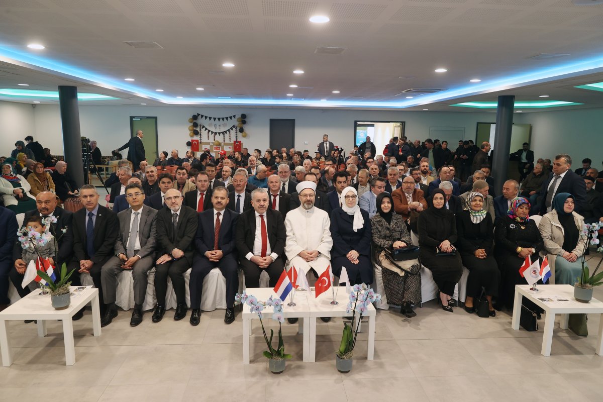Diyanet İşleri Başkanı Ali Erbaş, Hollanda da cami açılışına katıldı #3
