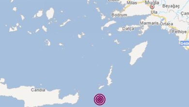 Ege'de Datça açıklarında 3.9 büyüklüğünde deprem