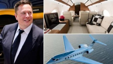 Elon Musk'ın 70 milyon dolarlık özel jeti görüntülendi