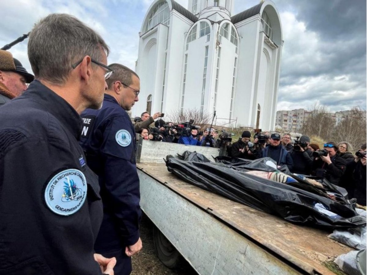Fransa nın gönderdiği özel ekip, savaş suçları incelemek için Ukrayna’da #1