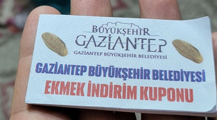 Gaziantep Büyükşehir Belediyesi'nden 'ekmek indirim kuponu' açıklaması