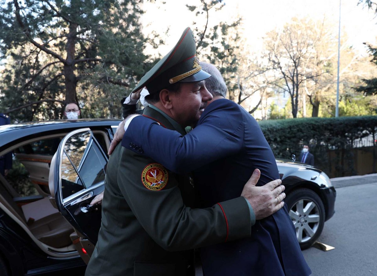 Hulusi Akar, Tacikistan Savunma Bakanı ile bir araya geldi #2