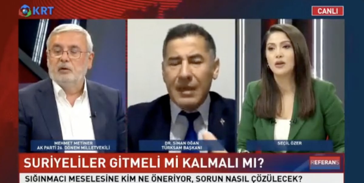 KRT TV de Mehmet Metiner ve Sinan Oğan tartışması #2