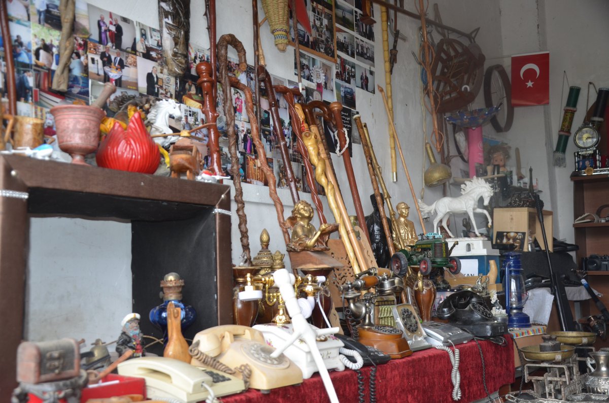 Ordu’da eski eşya merakı ile garajını müze yaptı #1