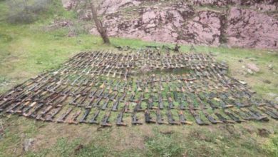 PKK'ya ait silahlar ele geçirildi