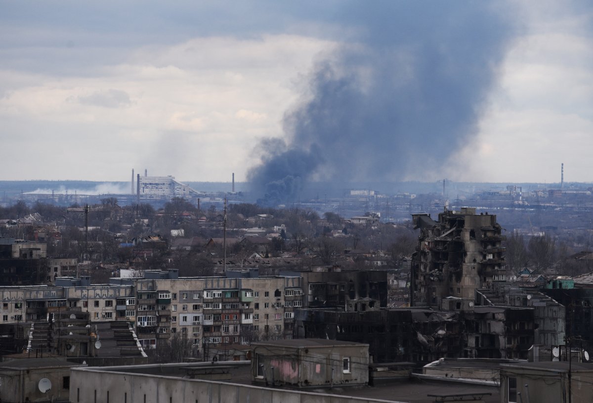 Rusya nın hedefindeki Mariupol de yıkımın havadan görüntüleri #2