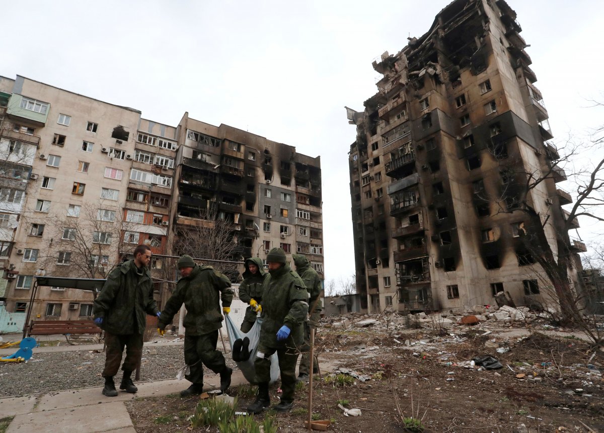 Rusya nın hedefindeki Mariupol de yıkımın havadan görüntüleri #5