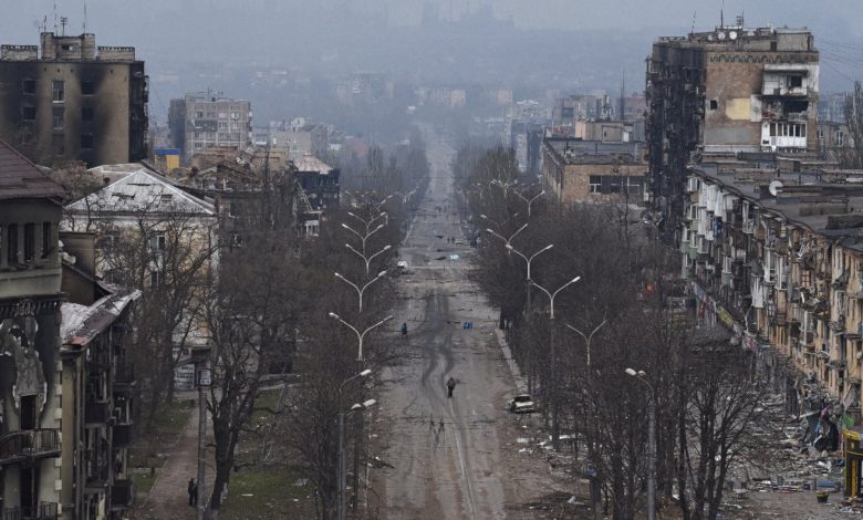 Rusya'nın hedefindeki Mariupol'de yıkımın havadan görüntüleri