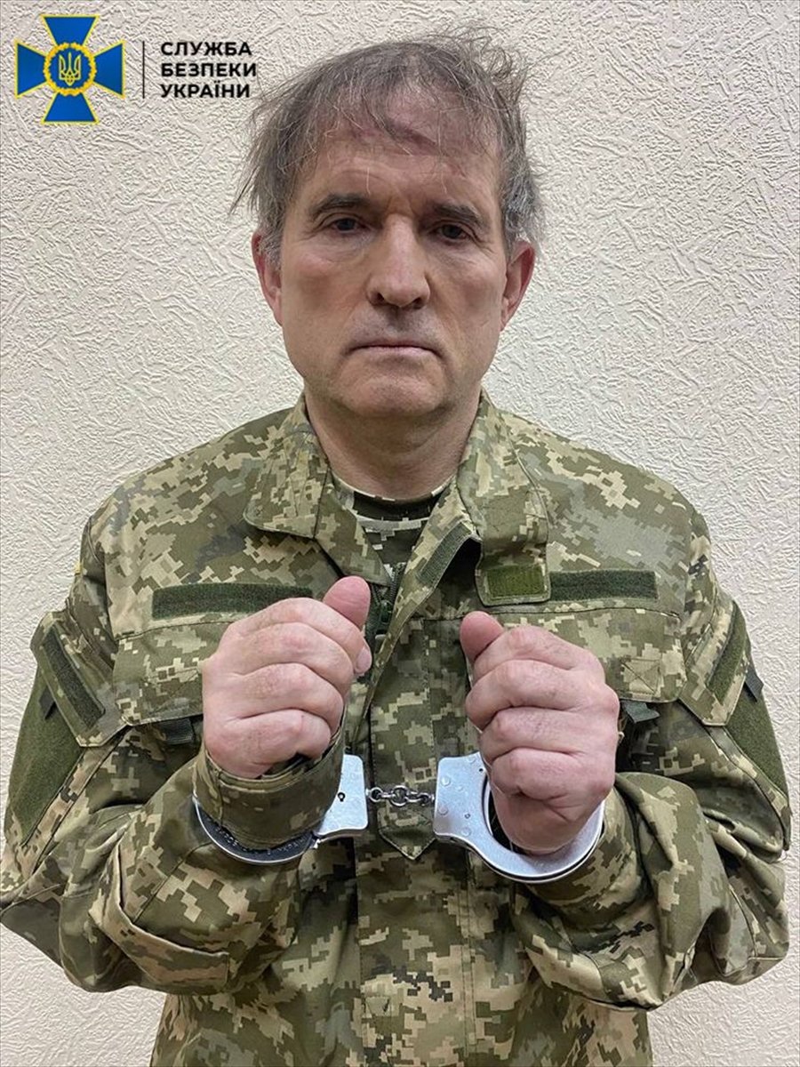 Rusya yanlısı olmakla eleştirilen ana muhalefet lideri Medvedçuk gözaltında #1