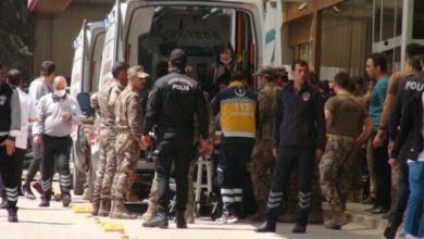 Suriye'de teröristlerden havanlı saldırı; 6 polis yaralı