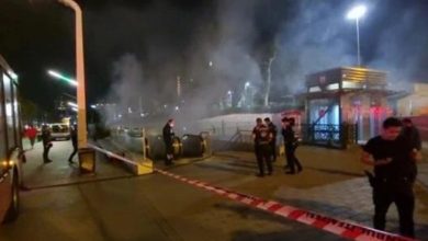 Taksim Metro İstasyonu'nda yangın