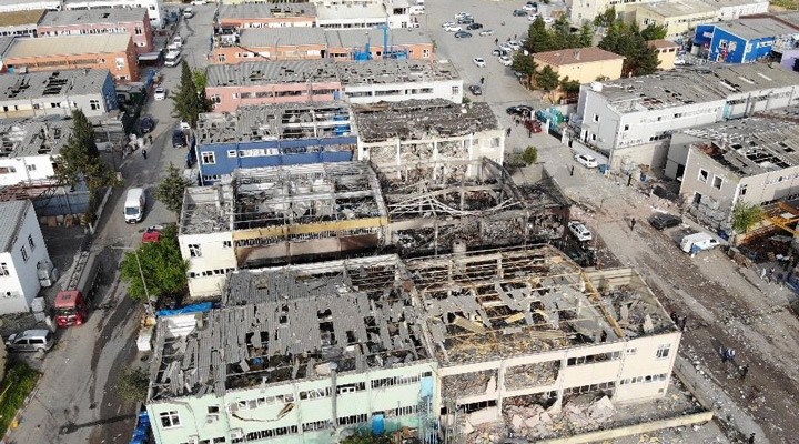 Tuzla’daki fabrika yangınıyla ilgili 2 tutuklama!