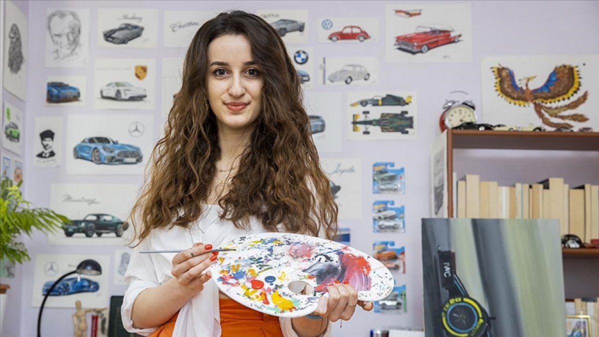 Ankara da üniversite öğrencisi otomobil tasarımları yapıyor #5