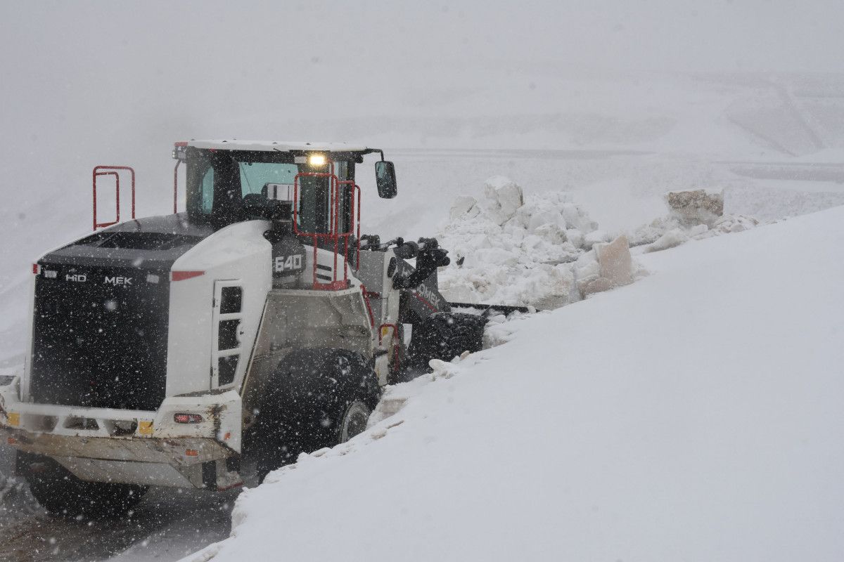 Bitlis te karla mücadele devam ediyor #6