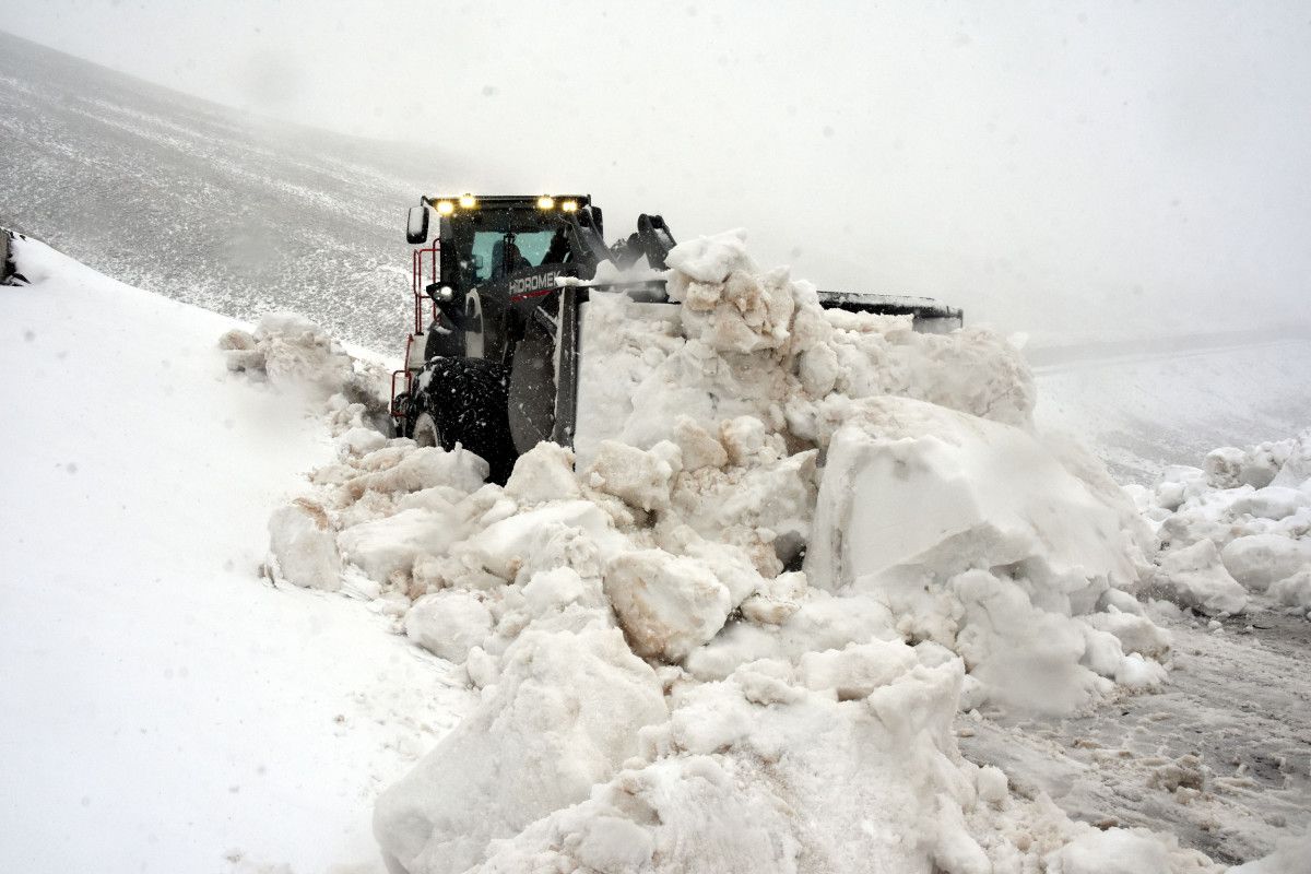 Bitlis te karla mücadele devam ediyor #8