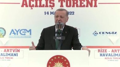 Cumhurbaşkanı Erdoğan, Rize-Artvin Havalimanı’nın açılışında konuştu