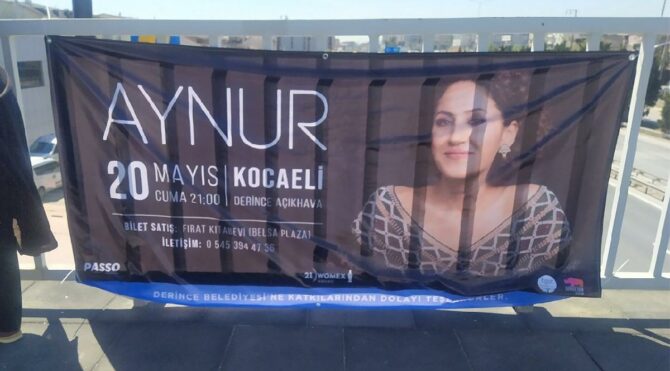 Derince Belediyesi, Aynur Doğan konserini iptal etti