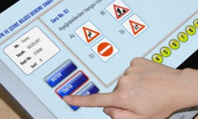 Ehliyet sınavlarında ilk: Soruların yüzde 10'u animasyonlu