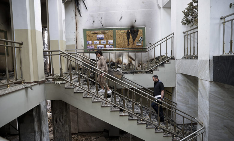 İrpin'deki üniversite Rus saldırılarında sivillere sığınak oldu