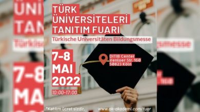 Köln’de bulunan bir camide 'Türk Üniversiteleri Tanıtım Fuarı'