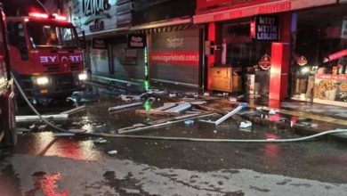 Leblebi dükkanında patlama: 5 yaralı