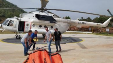 Muğla'da 5 yangın helikopterinden biri göreve başladı