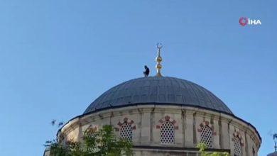 Şişli Camii'nin kubbesinde intihara kalkıştı: Vazgeçirilince telefonla manzarayı çekti