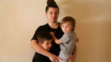 Ukraynalı anne, iki çocuğu ile yaşam mücadelesi veriyor