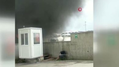 Akyurt'ta fabrika yangını