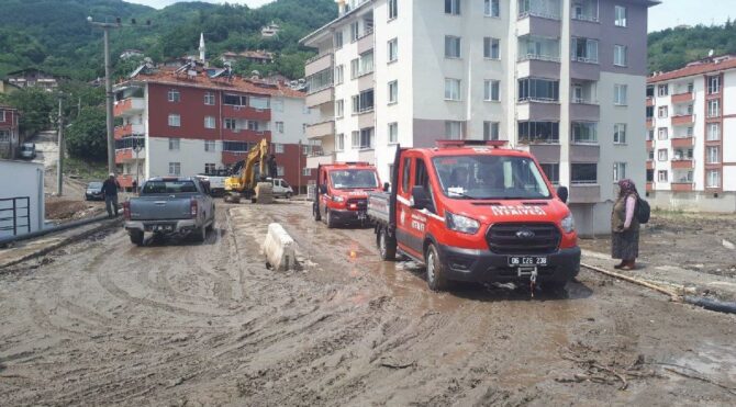 Ankara Büyükşehir Belediyesi sel felaketi için Kastamonu’da