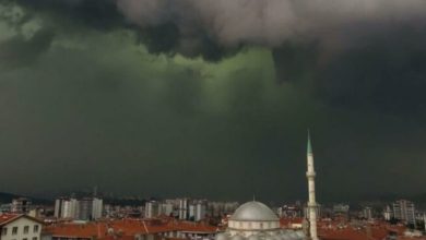 Ankara’da görülen 'yeşil bulutların' sebebi belli oldu