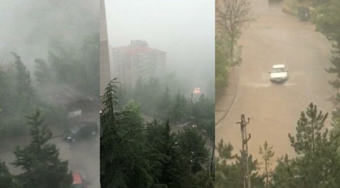 Ankara'da şiddetli sağanak yağış! Son durum açıklandı