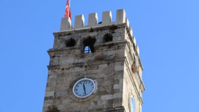 Antalya'da tarihi saat kulesinde, orijinal saatin yerinde olmadığı belirlendi