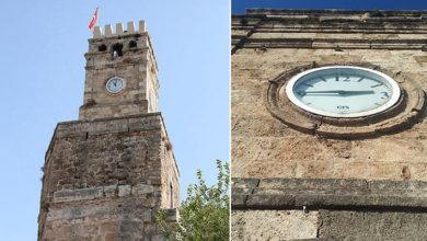 Antalya’daki Tarihi Saat Kulesi’nin saatini çalmışlar