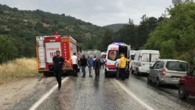 Balıkesir-Kütahya yolunda kaza: 6 ölü, 15 yaralı