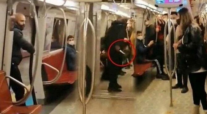 Bıçaklı metro saldırganı tahliye edildi