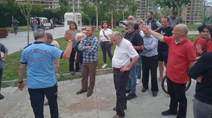 Çekmeköy Belediyesi parkı yapılaşmaya açmak istiyor: Yurttaşlarla zabıta ve polis ekipleri arasında arbede