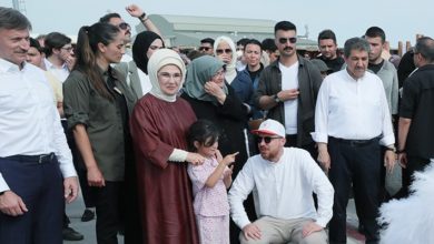 Emine Erdoğan'dan Bilal Erdoğan'ın Etnospor festivaline ziyaret