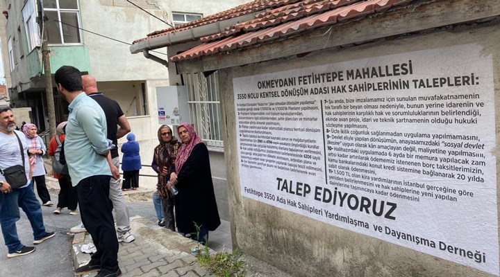 Fetihtepe'deki vatandaşlardan Haydar Ali Yıldız’a tepki