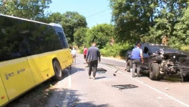 İETT otobüsü kaza yaptı: Yaralılar var